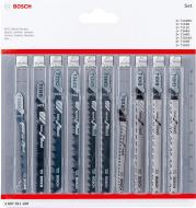 Набір пилок для електролобзика BOSCH Wood 10 шт. 2.607.011.169